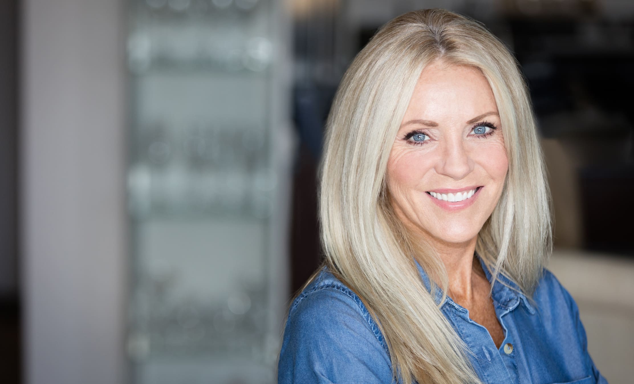 Mature Woman smiling at the camera Dysport® in West Palm Beach and Jupiter, FL